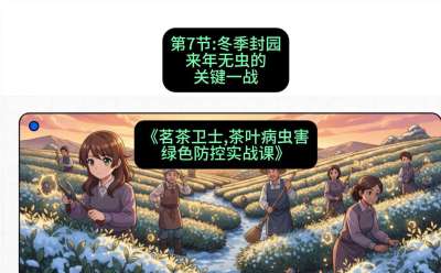 第07节：冬季封园&mdash;&mdash;来年无虫的关键一战，课程：《茗茶卫士&mdash;&mdash;茶叶病虫害绿色防控实战课》#识农AI