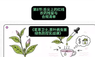第08节：舌尖上的红线&mdash;&mdash;农药残留与合规清单，课程：《茗茶卫士&mdash;&mdash;茶叶病虫害绿色防控实战课》#识农AI